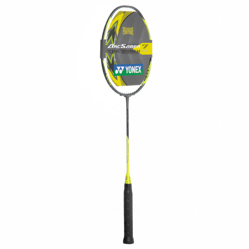 Badmintonracket Arcsaber 7 Tour grijs geel