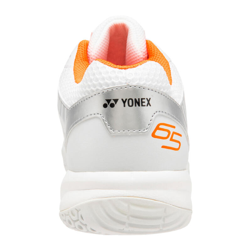 Badmintonschoenen voor heren PC 65X wit oranje