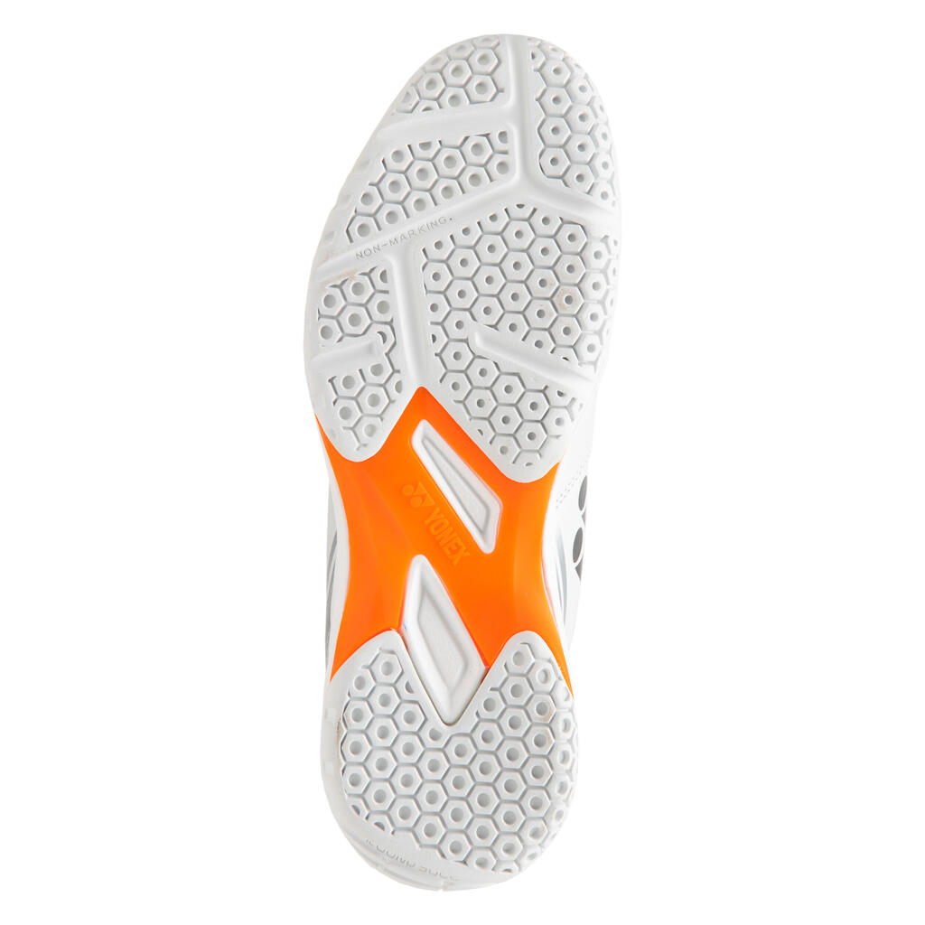 Herren Badmintonschuhe  - Yonex PC 65X weiss/orange