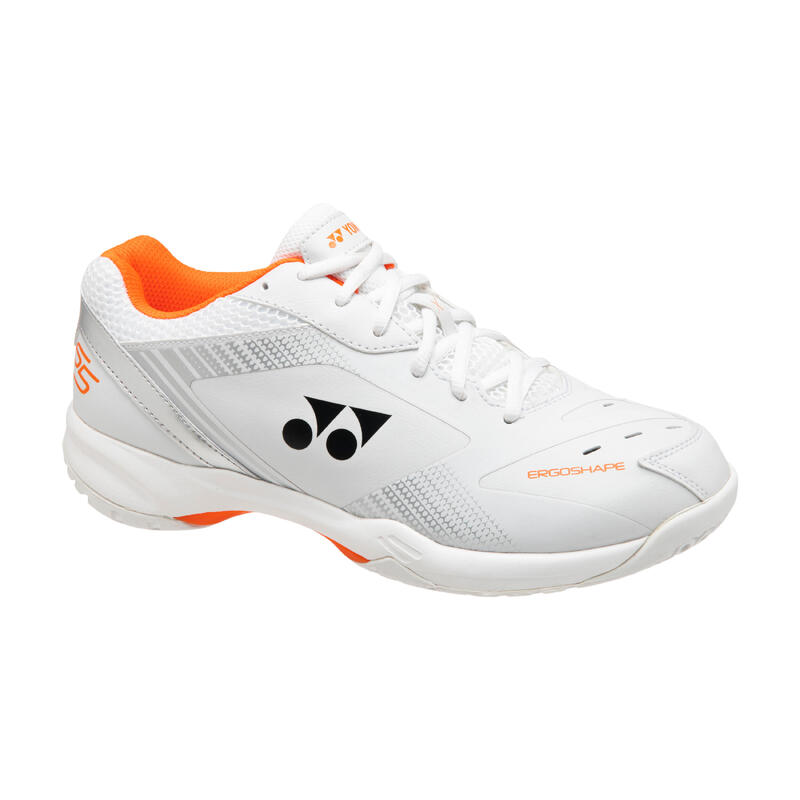 Scarpe badminton uomo Yonex PC 65X bianche/arancioni