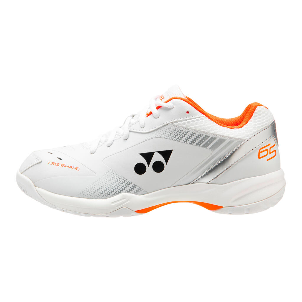 Herren Badmintonschuhe  - Yonex PC 65X weiss/orange