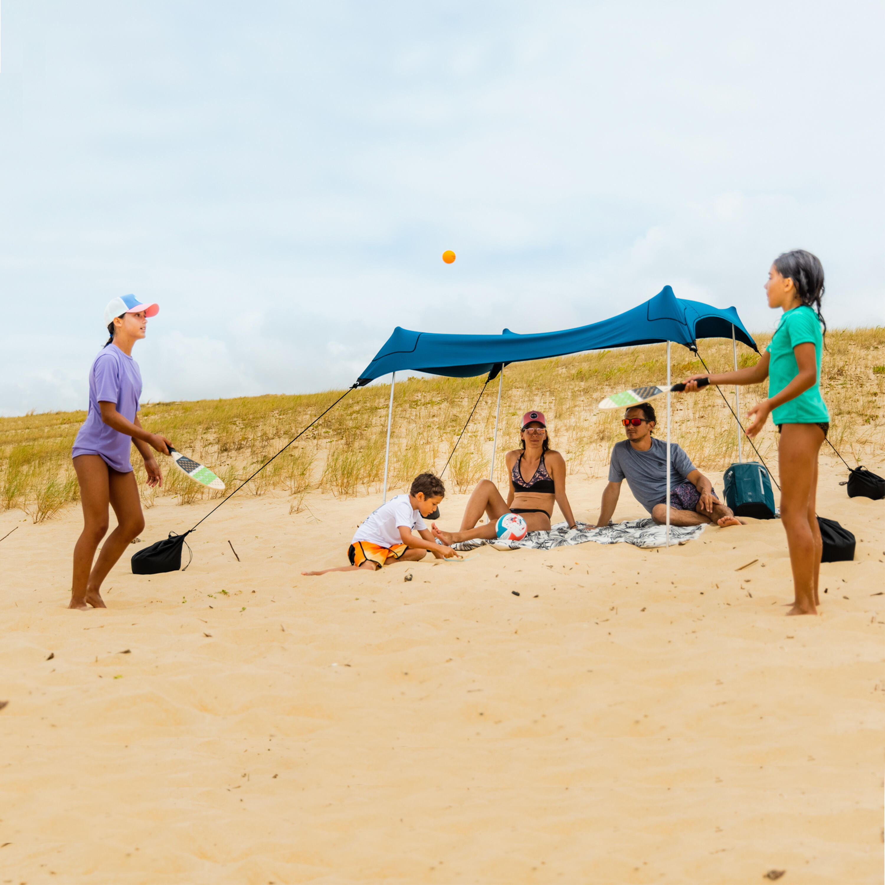 Słupki do daszku plażowego Decathlon z aluminium x2 4/4