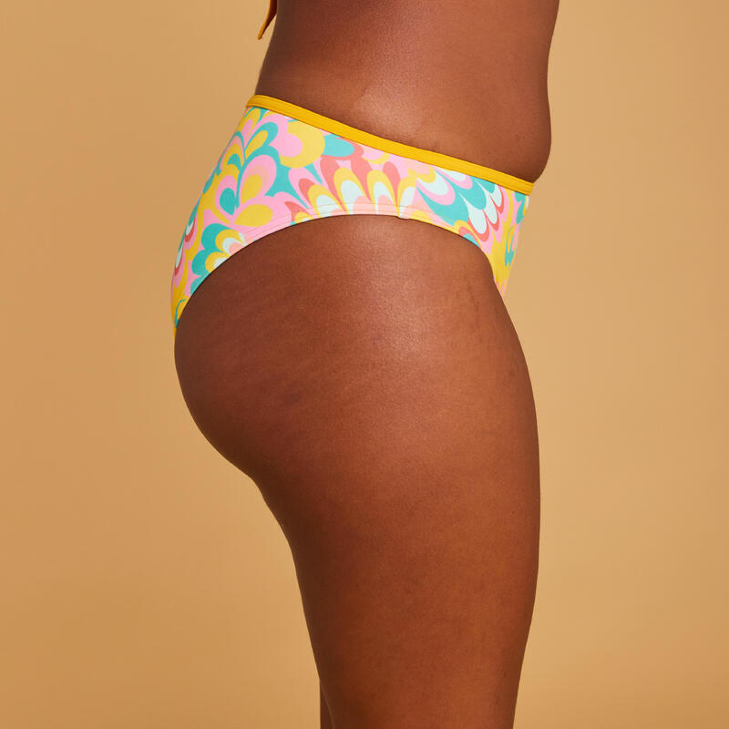 BAS DE MAILLOT DE BAIN CULOTTE NINA FLOWY JAUNE