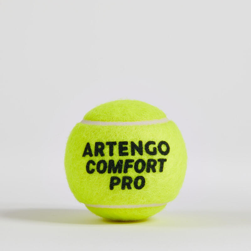 Palline tennis COMFORT PRO gialle 18 tubi x4
