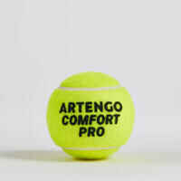 Versatile Tennis Ball Comfort Pro 4-Pack x 18 - Yellow