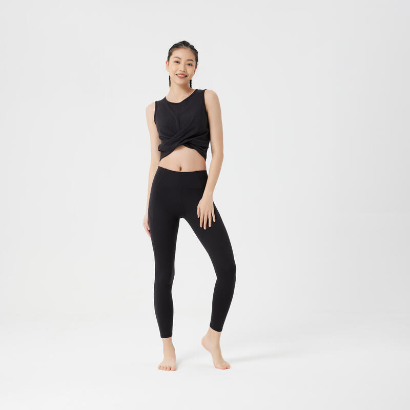 Yoga Crop Top Premium - Black