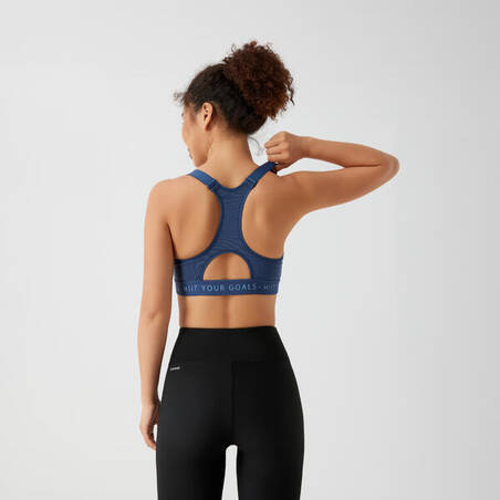 High-Support Zip-Front Fitness Bra 920