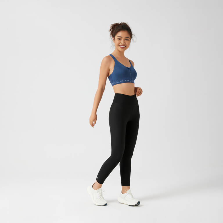 High Impact Sports Bra For Women,zipper Front Running Yoga Bra