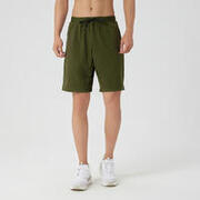 Men's Zip Pocket Breathable Fitness Shorts - Green