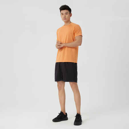 Men's Crew Neck Breathable Essential Fitness T-Shirt - Orange