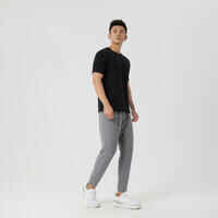 Men's Fitness Jogging Bottoms 500 Essentials - Grey