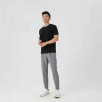 Men's Fitness Jogging Bottoms 500 Essentials - Grey