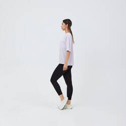 Women's Loose-Fit Fitness T-Shirt 520 - Mauve
