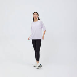 Women's Loose-Fit Fitness T-Shirt 520 - Mauve