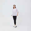 Majica kratkih rukava za fitness 520 Loose-Fit ženska svijetloljubičasta