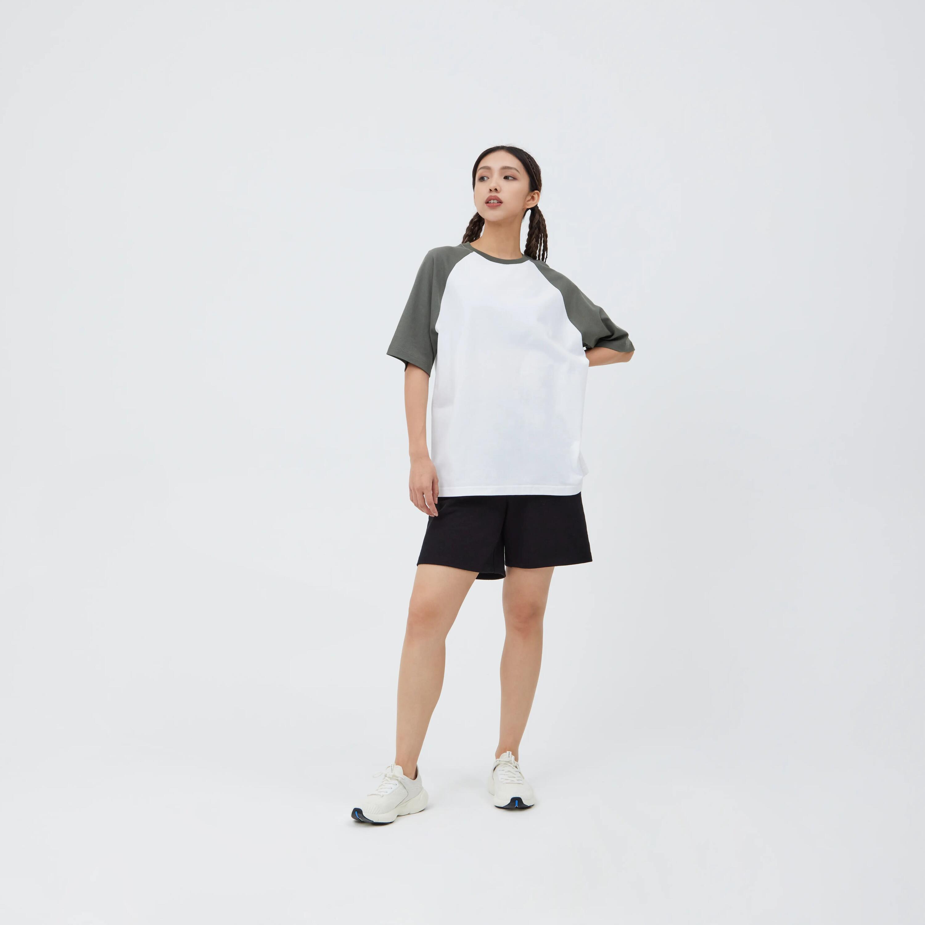 Pantalón Corto Fitness 520 Mujer Negro Pernera Ancha 5/5