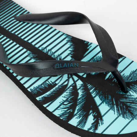 Men's flip-flops - 120 Palmline black