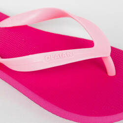 Girls' Flip-Flops 100 - New Rose