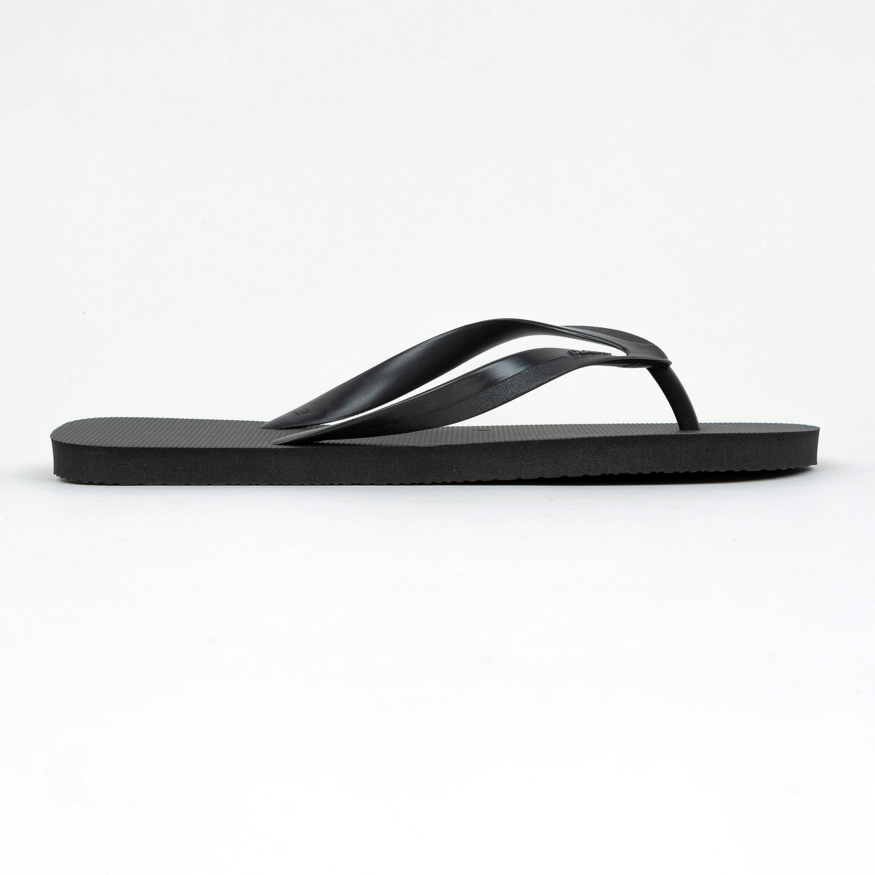 Men's Flip-Flops - 100 Black 3/5