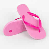 Girls' Flip-Flops - 100 Pink