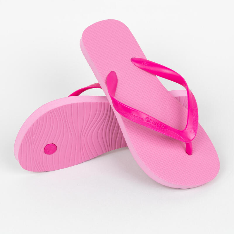 Tongs Fille - 100 rose