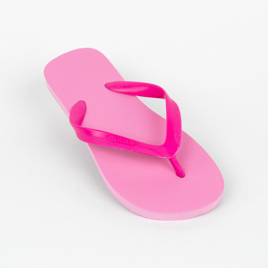 Girls' Flip-Flops - 100 Pink