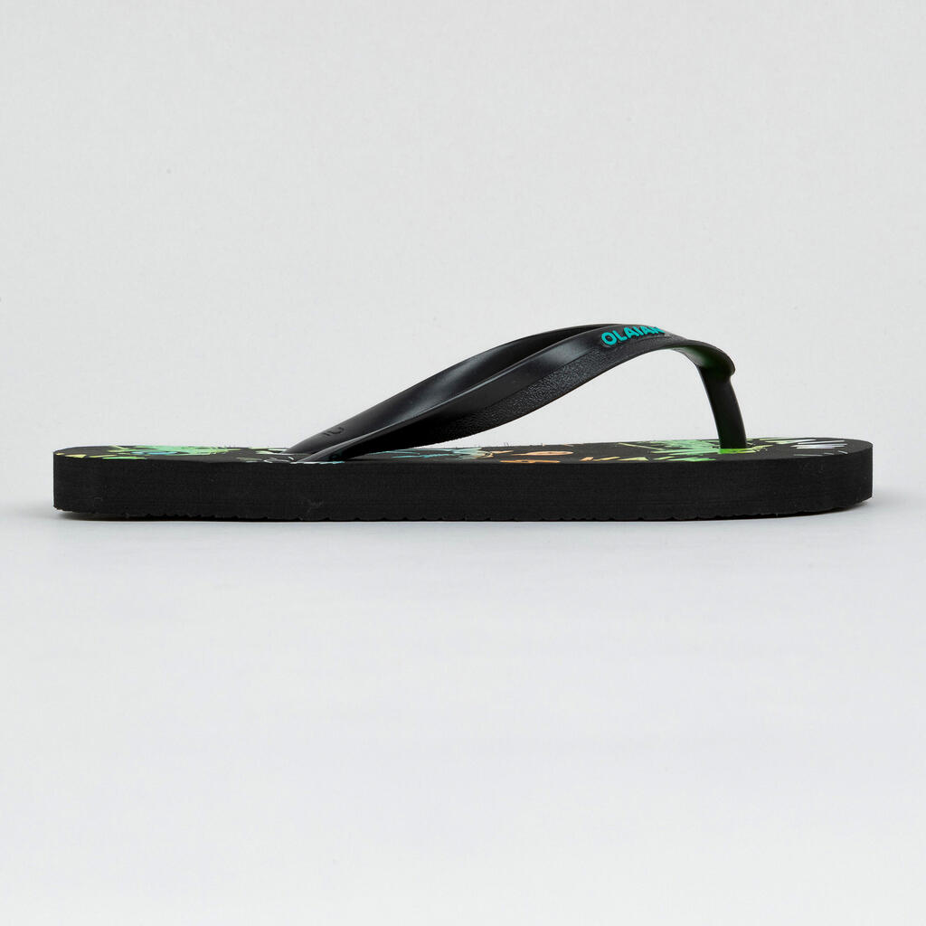 Boy's flip-flops -120 Paper black red