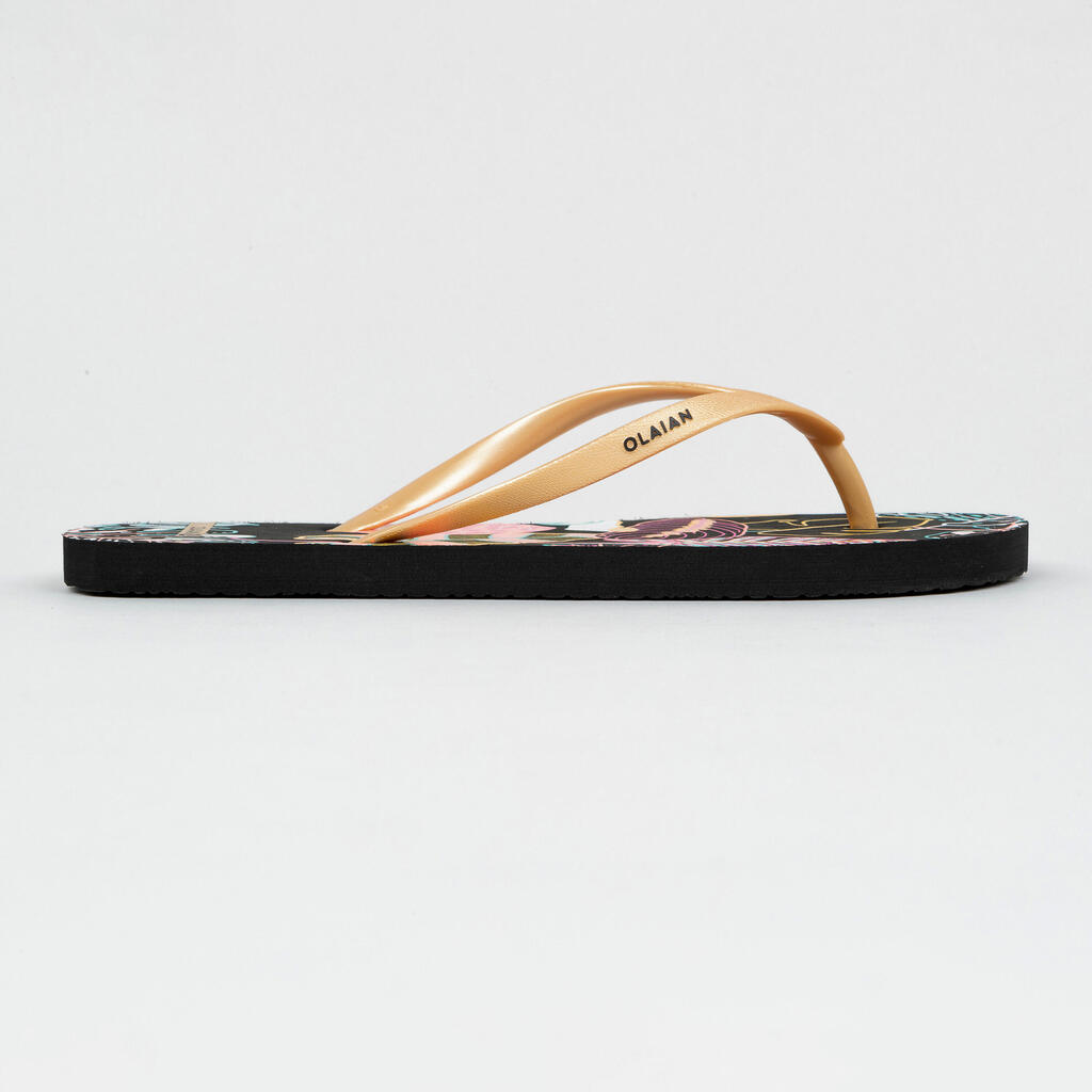 Chanclas de surf blanco con negro para mujer 120 Lila