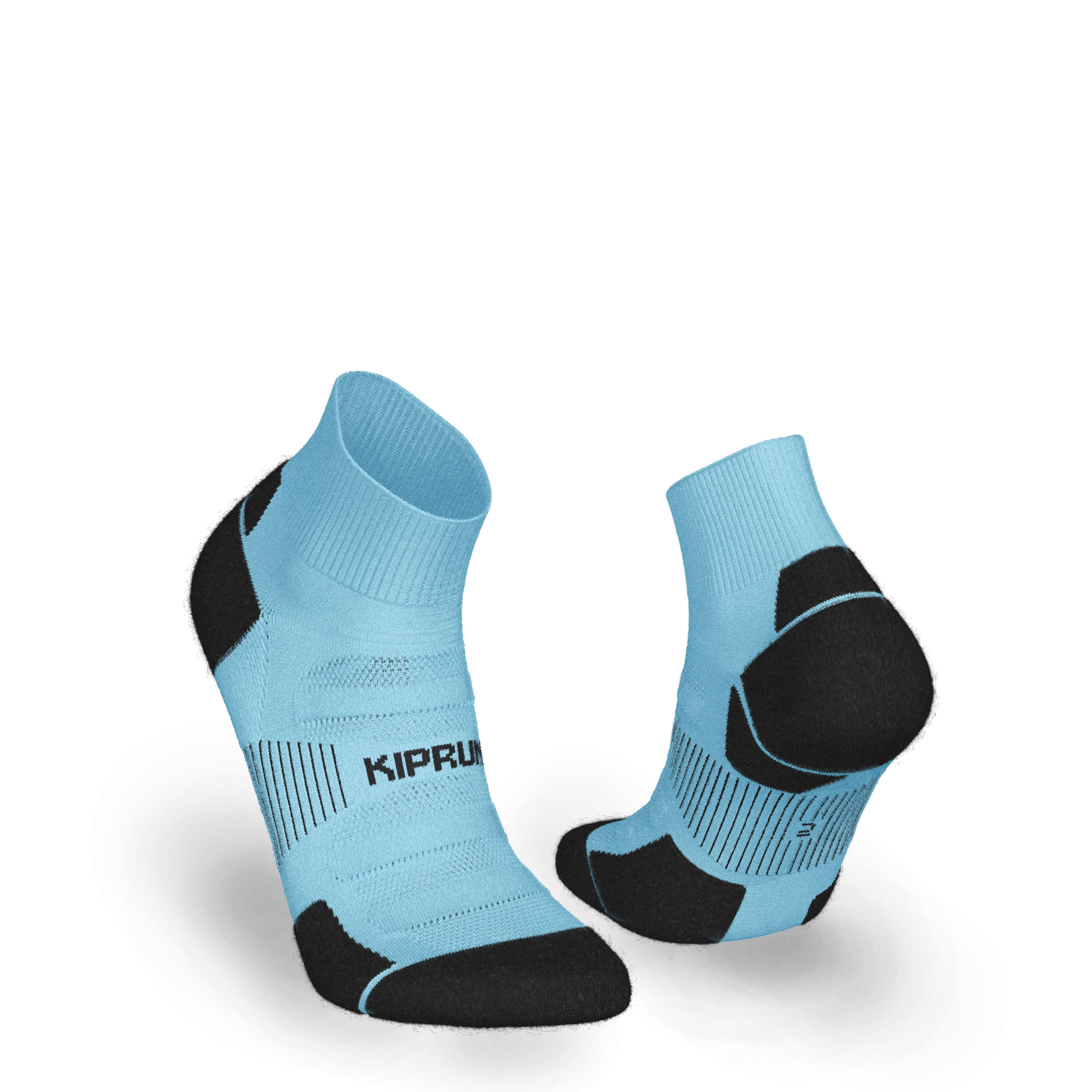 KIPRUN RUN900 MID FINE RUNNING SOCKS - BLUE