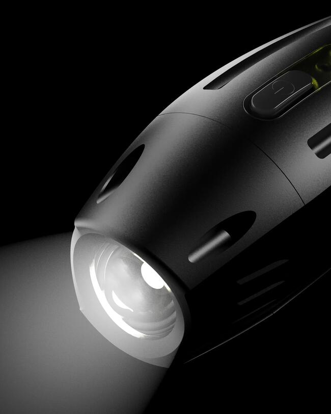 Set LED-fietsverlichting 920 ST voor en achter USB