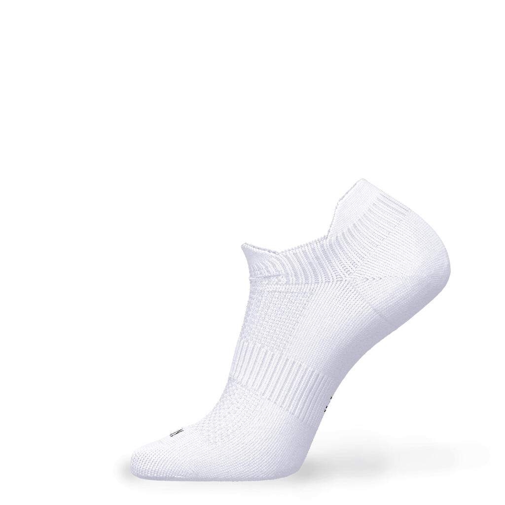 CHAUSSETTES DE RUNNING INVISIBLES RUN500 X2 ROSES