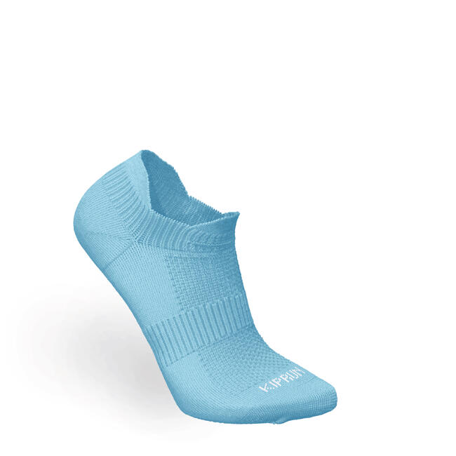 INVISIBLE RUNNING SOCKS RUN500 X2 BLUE