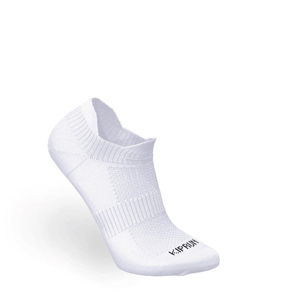 CHAUSSETTES DE RUNNING INVISIBLES RUN500 X2 MAUVES