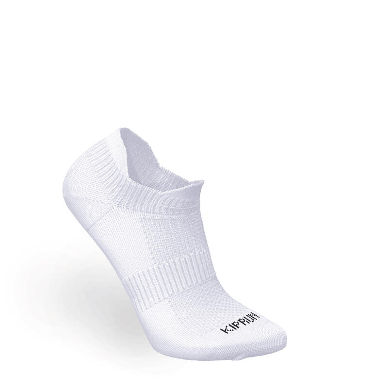 Běžecké ponožky nízké RUN500 bílé 2 páry 