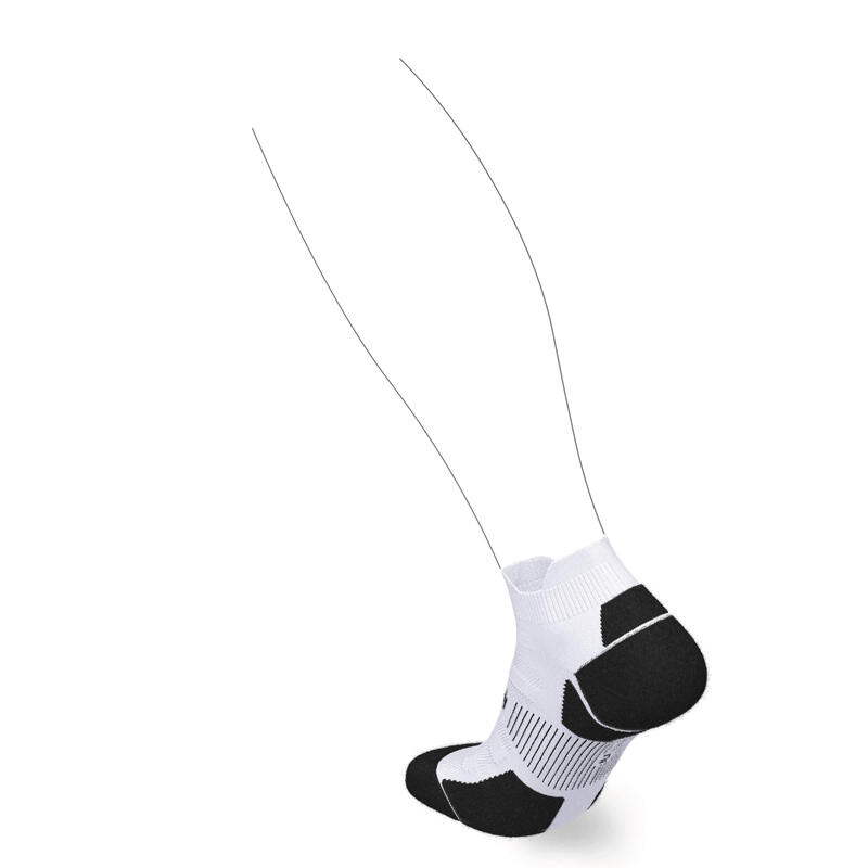 輕薄隱形跑步襪 RUN900－白色