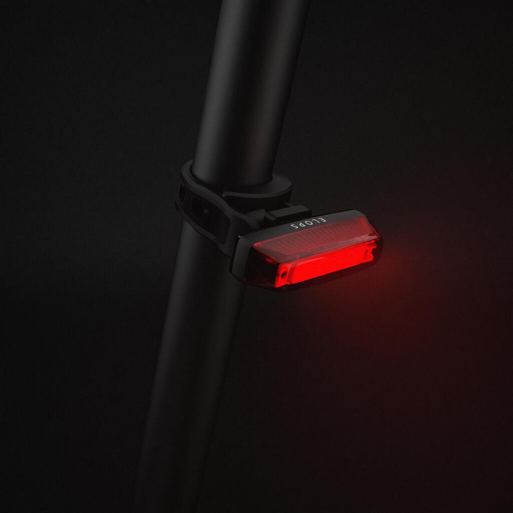 Fahrradbeleuchtung Set Front-/Rücklicht ST 920 LED USB 40 Lux schwarz