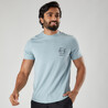 Men Tennis T-Shirt - Basic Light Blue Grey