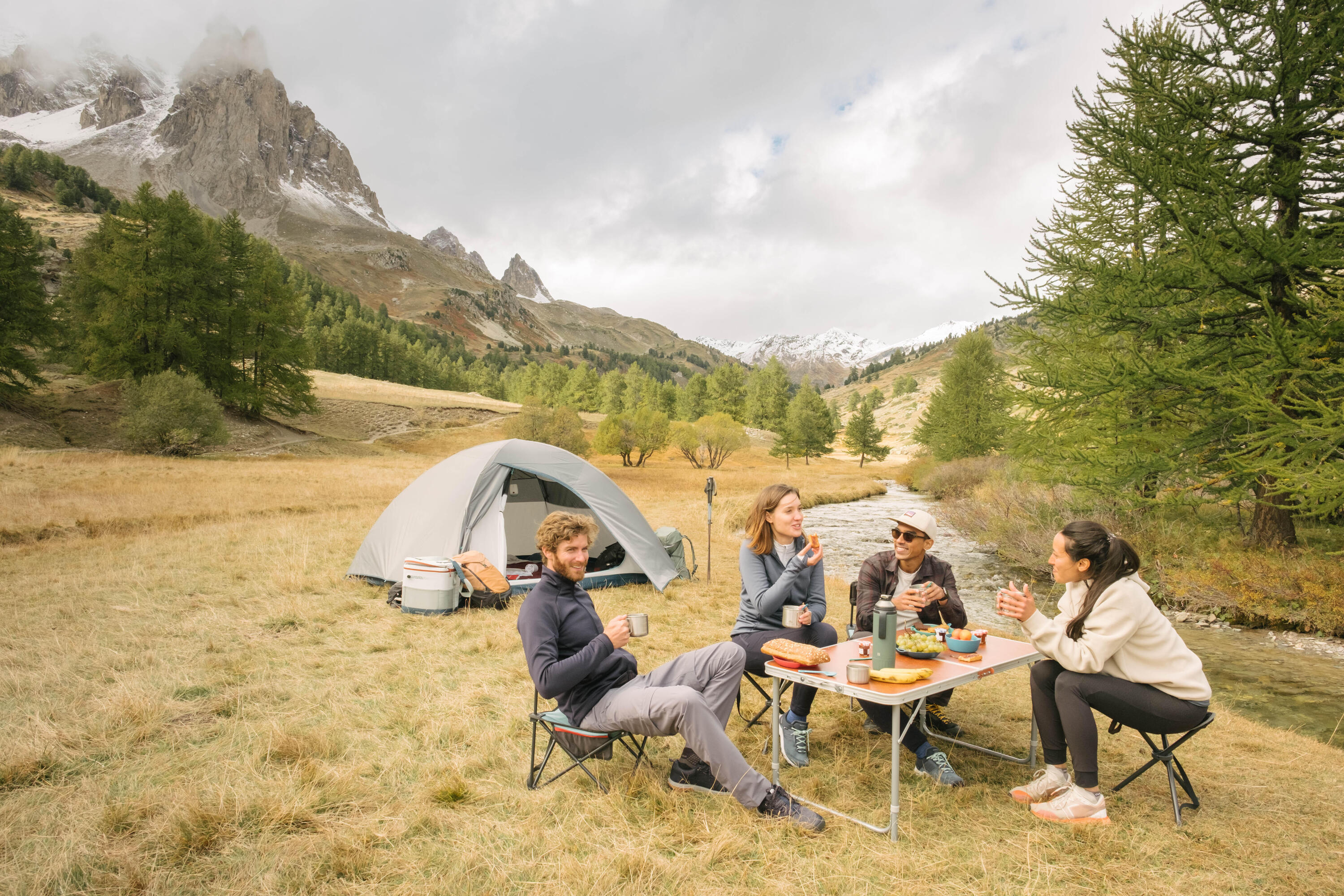 Tente de camping 4 places, MH100 16/21