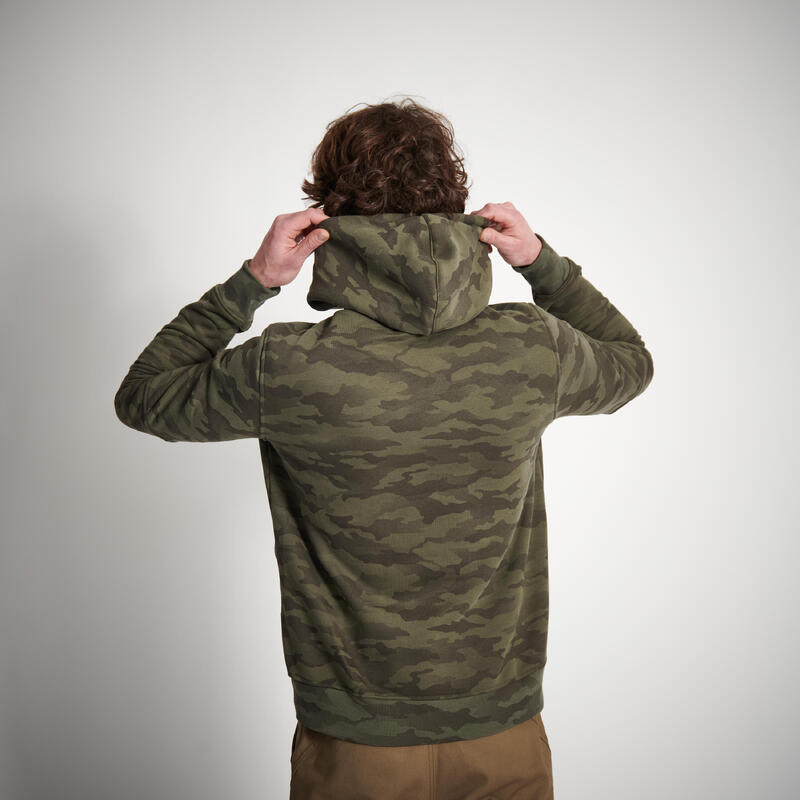狩獵連帽運動衫500 - 半色調迷彩