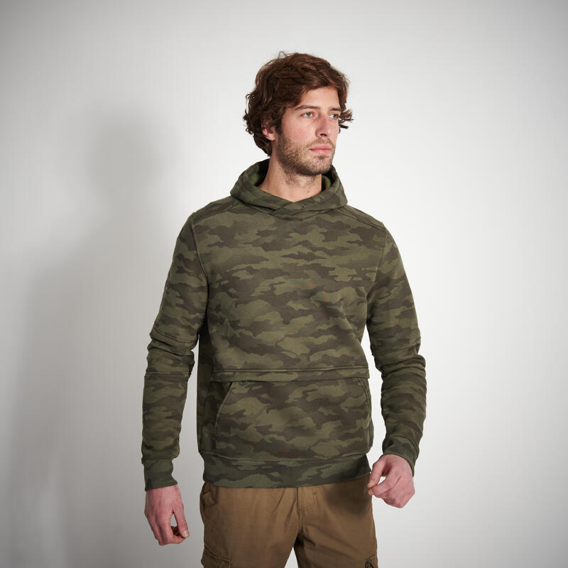 Kapuzenpullover 500 camouflage/halftone