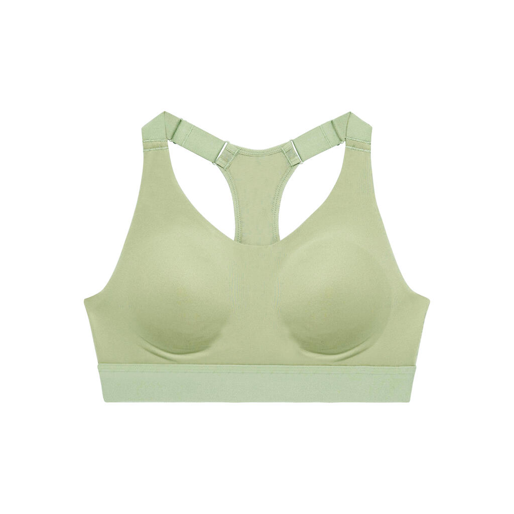 Brassière fitness maintien elevé 900 verte