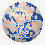 Ballon de basketball taille 4 Enfant - K500 Rose Bleu