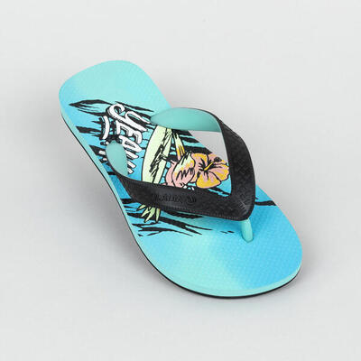 Chanclas playa Niños dedo negro azul