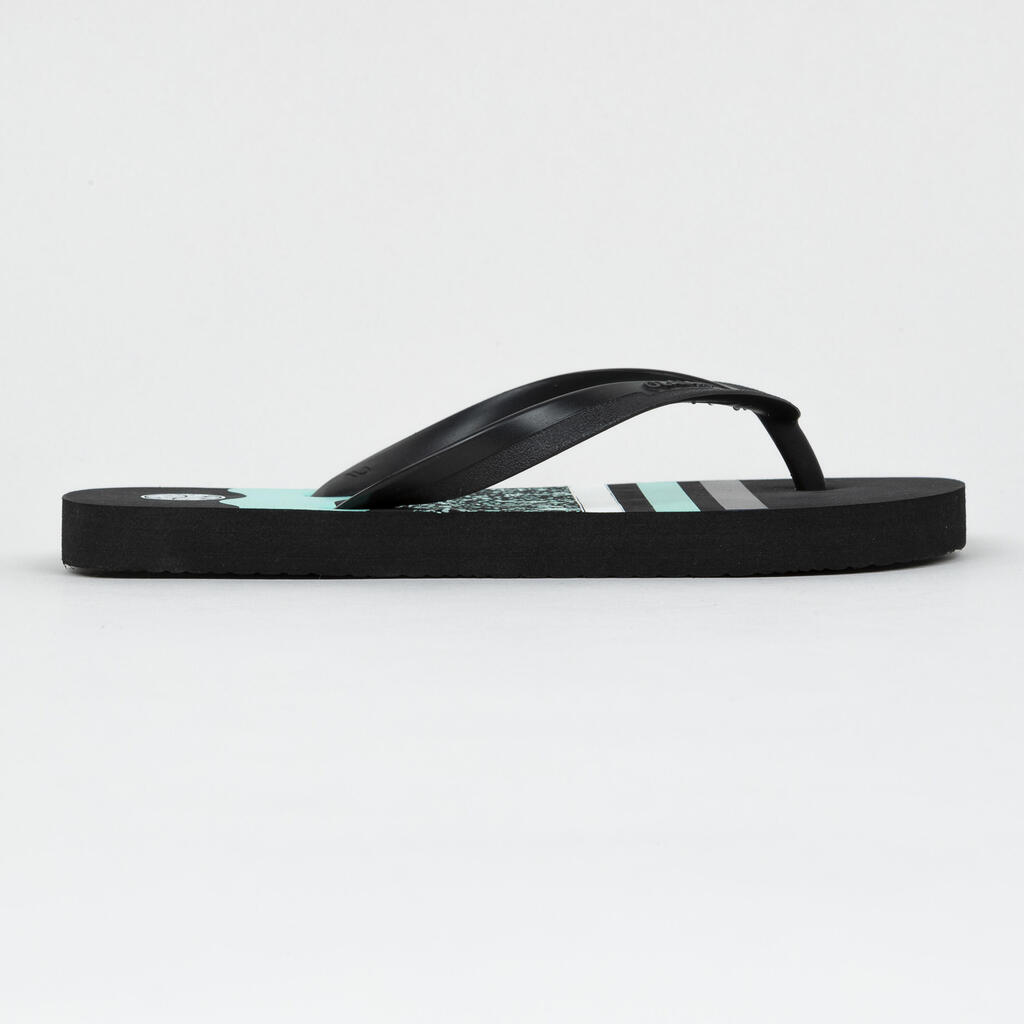 Boy's flip-flops -120 Paper black red