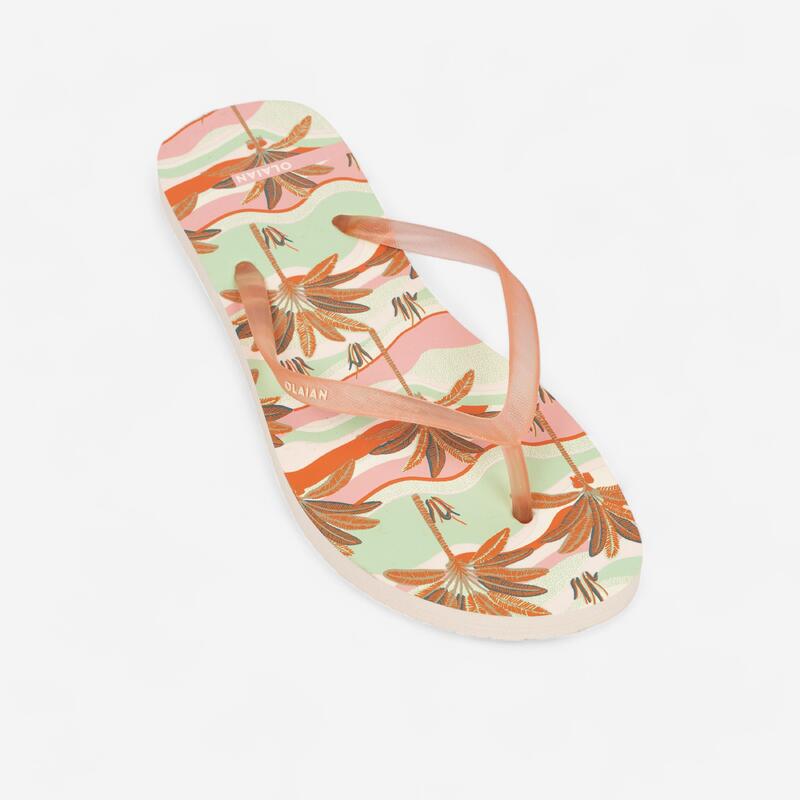 Japonki damskie Olaian 120 Wavy Palm