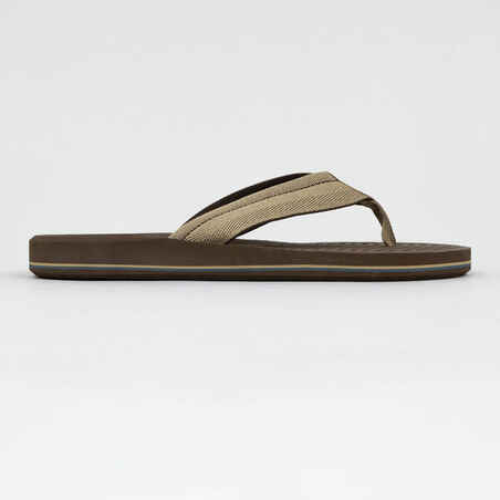 Men's Flip-Flops 500 - Brown