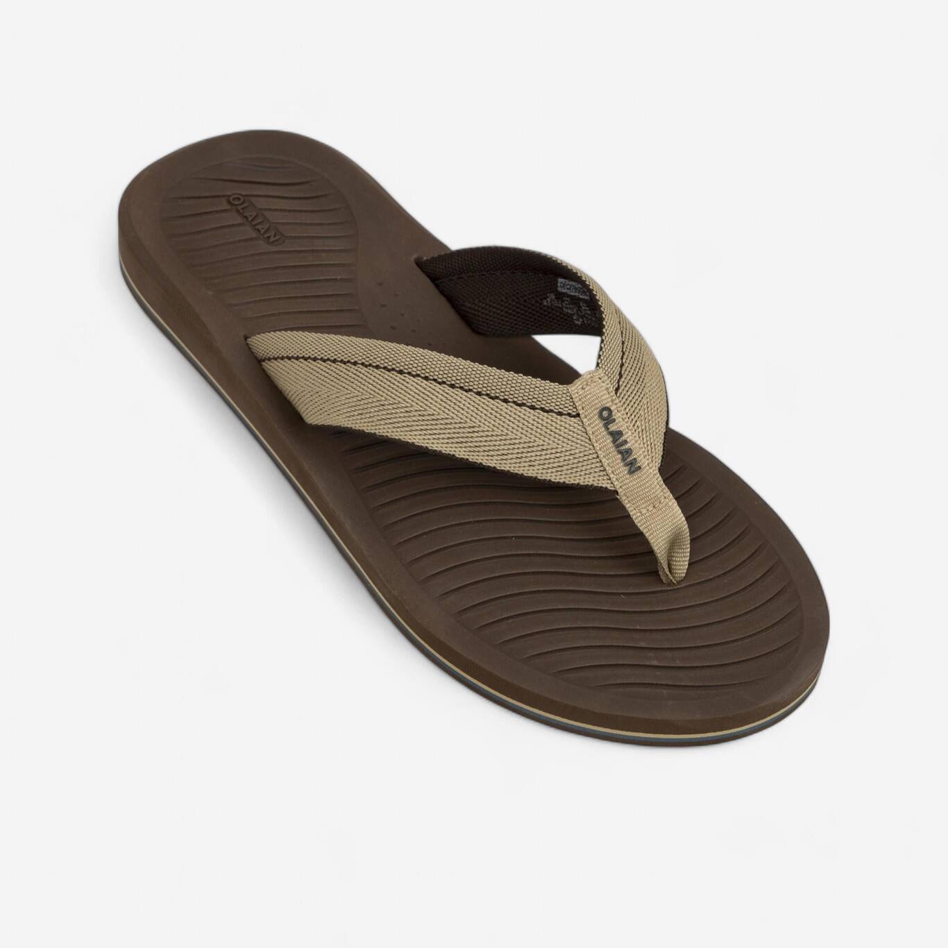 Men's Flip-Flops 500 - Brown