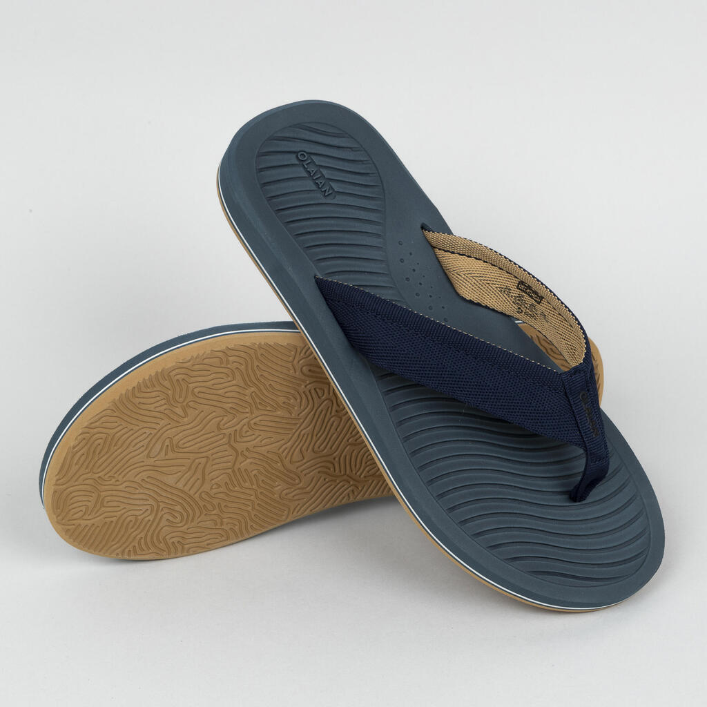 Chanclas de surf café con gris para hombre 550