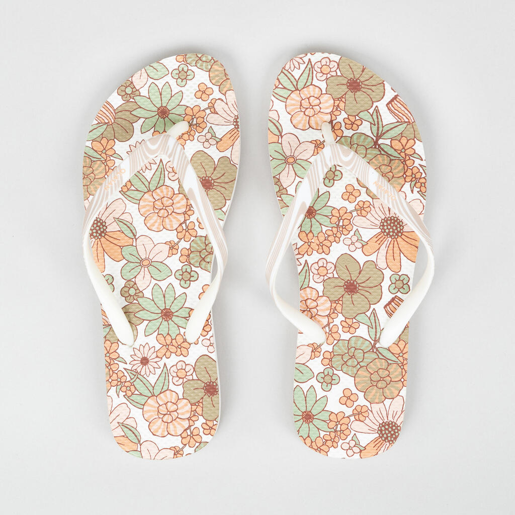 Women's flip-flops -190 Belly white