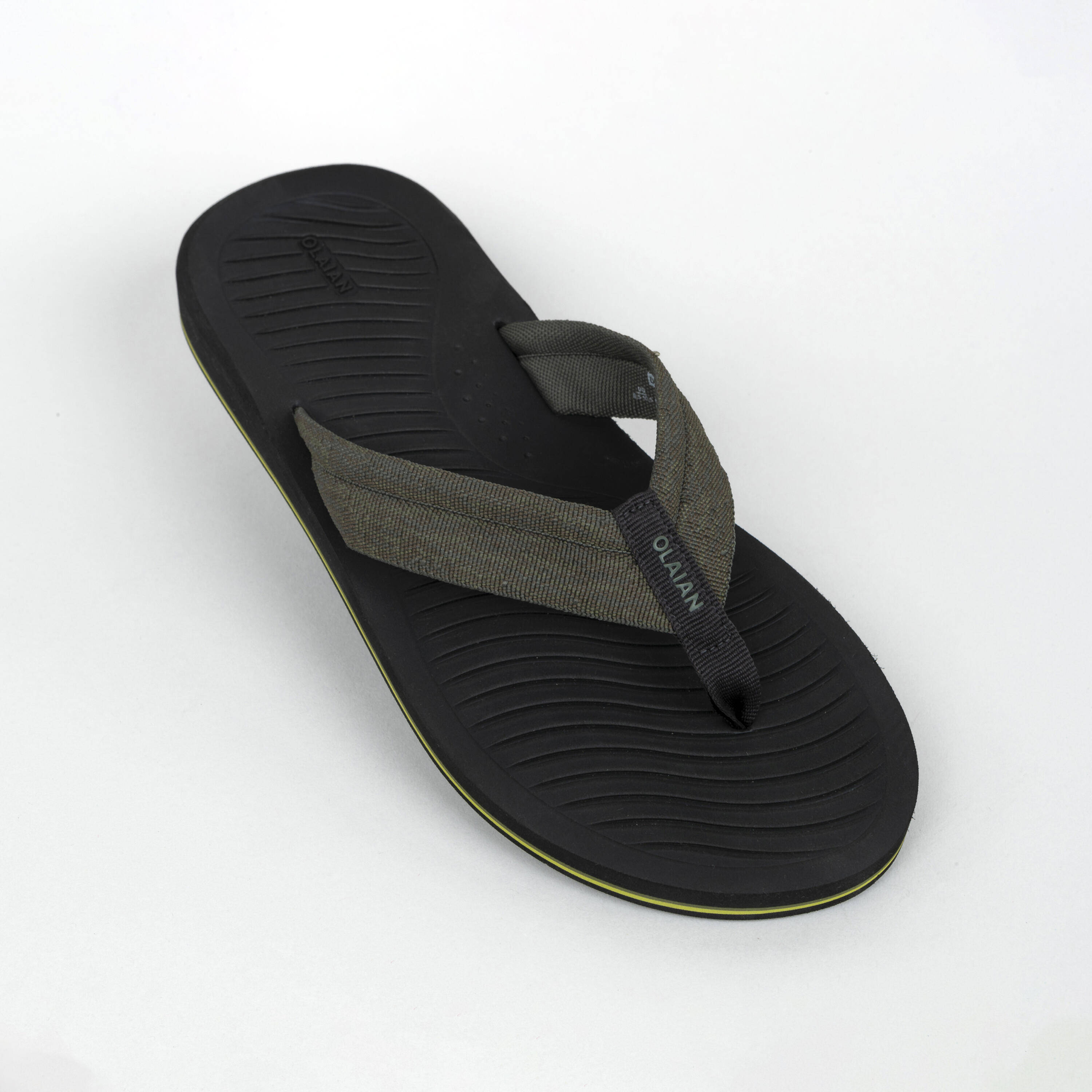 Men Slippers/Flipflops 500 - Khaki -  1